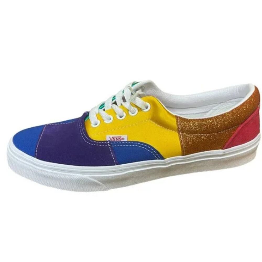 VANS Era "PRIDE" (Multi-Color / Patchwork) Women SZ 9.5 Men SZ 8